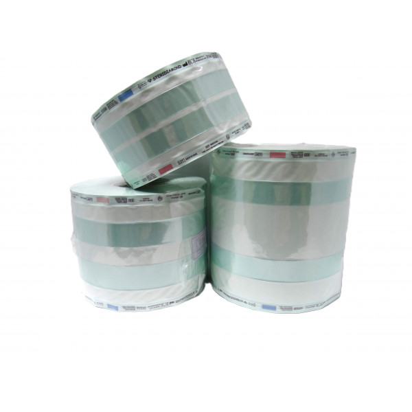 Рулон зі складкою для парової та ЕО стерилізації Steridiamond /250мм х65мм х100м